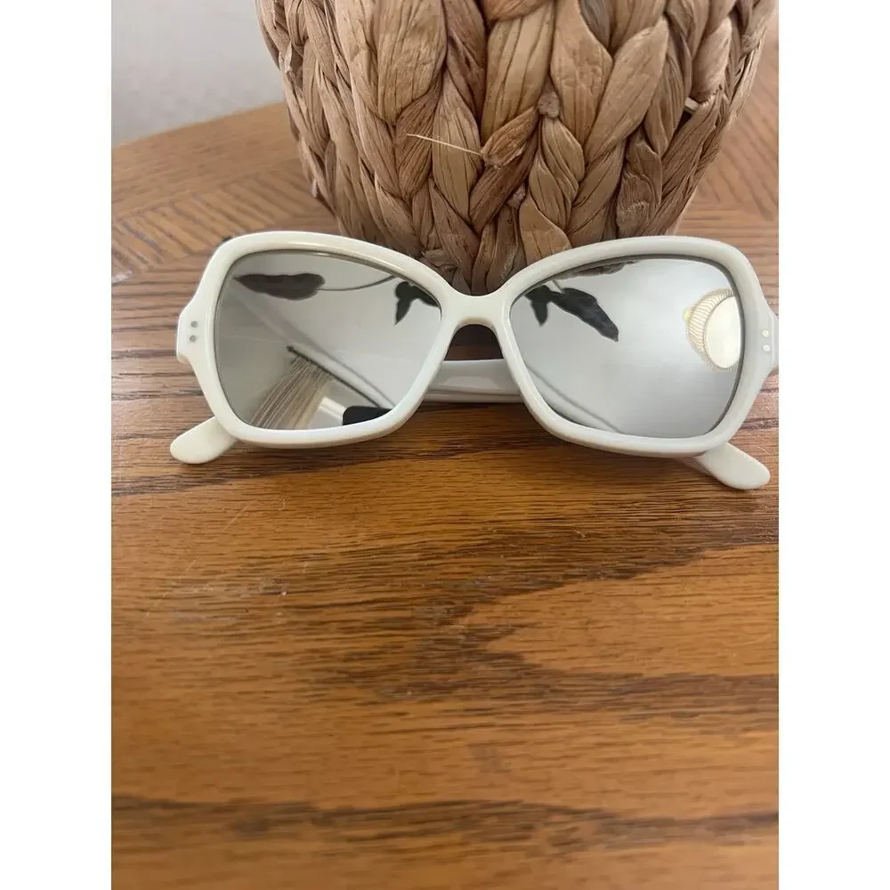 Celine White Butterfly Sunglasses CL400751 25c 56-14-145